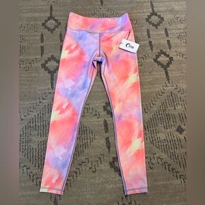 Zyia Active Sorbet Sunset Light n Tight Hi-Rise Leggings 28” | Size 8–10 | NWT